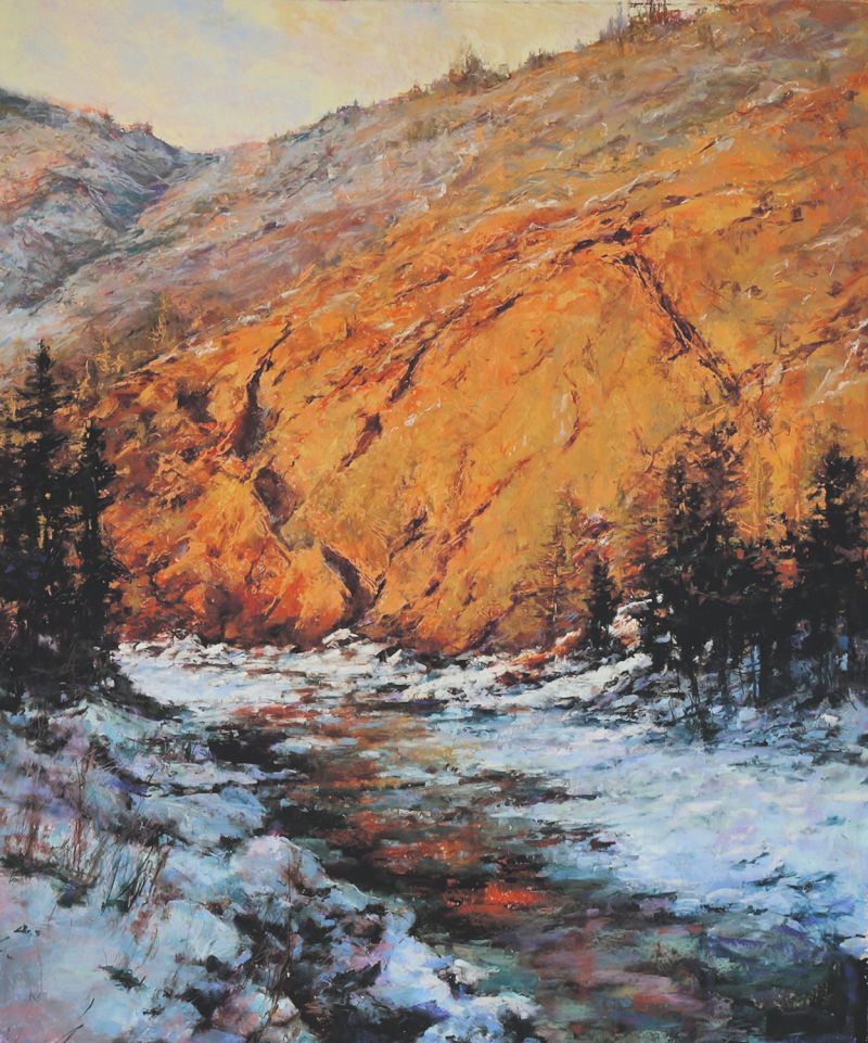 Canyon Light 40x33 by Clive Taylor