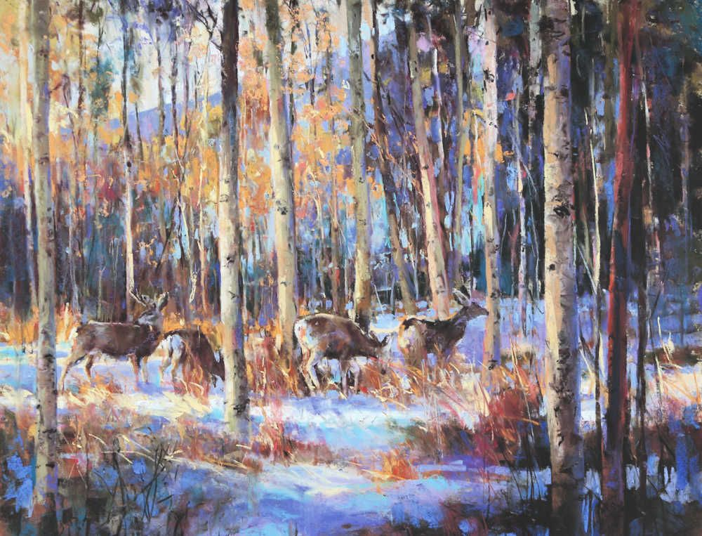 First Winter Snow 16x20 by Clive Tyler